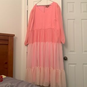 JessaKae Pink Dress 👗 4XL- Like New-2